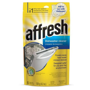 Affresh W10282479 Limpiador Para Lavavajillas (6 Pastillas)  Sirve 4319102 18001020 18001017 4211328 4211611 4323142 8171408 DWMAGIC 18001059 8268529 14202928 14211394 8171408RM W10209294 11090 