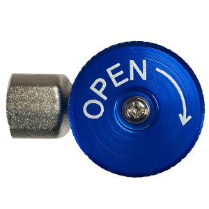 Appli Parts APQC-13LH Quick Coupler R-134a Low for Automotive Air Conditioning Charging and Service Blue 1/4 in Bronze Adapter