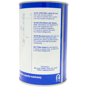 Danfoss 023U1392 Filtro Cartucho 48-DM Elemento para Filtro tipo DCR de Refrigeracion, Alta Humedad, incluye Sello, para ser utilizado con Filtros DCR 0485 a 19217 y Porta filtros similares de 4-3/4 pulg, 023U1392, 023U1392, 023U1394