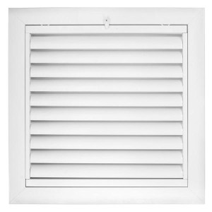 Laminaire L-RF-F 30x18 in Registration Grille, White Aluminum