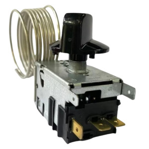 Danfoss 077B7101 Termostato de control Enfriador de Botellas 077B1704L Cut-in Frio +5.0C Cut-out Frio +1.5C Cut-in Caliente +12.5C Cut-Out Caliente +9.5C Capilar 1200mm B0