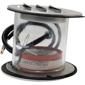 Kason 11830000004 Heated Vent, 23 W, 0.2 Amp 120 VAC, For Walk-In Cooler
