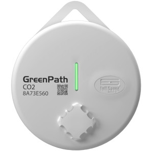 Full Gauge GreenPath CO2 portable Sensor 0 to 20.000 ppm, Bluetooth BLE, AAA Battery operated
