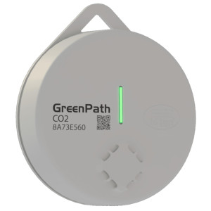 Full Gauge GreenPath CO2 portable Sensor 0 to 20.000 ppm, Bluetooth BLE, AAA Battery operated