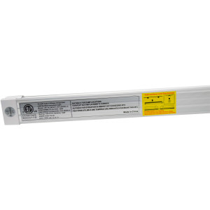 Tubo de luz LED integrado serie Lumipro V2, 36 vatios, 4600 lm, 5000 K. 4 pies x 1 pulgada, cubierta transparente, 100-277 VCA Temperatura de Trabajo -30 a 65 C (-22 a 149 F)