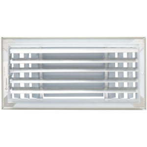 Laminaire CL3M1406 14x6 3-Way, White, Curved Blade, Ceiling Diffuser with ML Damper