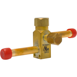 SANHUA SERVICE-BAR-3-S-T Valvula de Servicio 3/8 pulg ODF