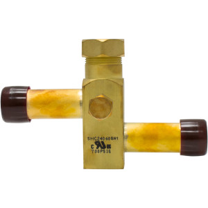 SANHUA SERVICE-BAR-6-S-T Service Valve 3/4 in, ODF