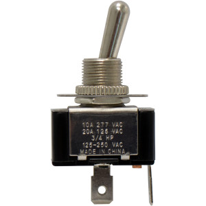 Diversitech ED448 Toggle Switch SPST 120V 20AMPS 220V 10AMPS 3/4 HP LR107402