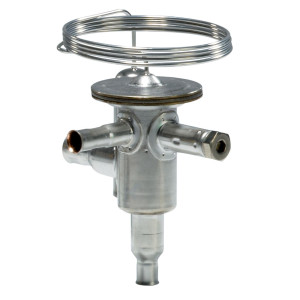 Danfoss 068U3710 4.05 TR Expansion Valve Stainless Steel Body, TUBE, R-290, 3/8x1/2 in, Solder, ODF, Internally equalized, Single-flow, -40 to 50 F