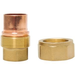NDL N-8004 Copper Union 7/8 in CxC connections for HVAC applications 