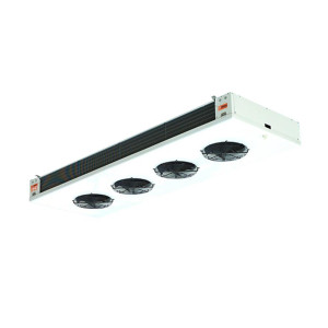 Oyon OED2504164.5D Center Mount Evaporator 31871 Btu Medium, 21577 Low, 4 x 10 in Fan, Electric Defrost,230 V,1 Ph,60 Hz, 6 fpi