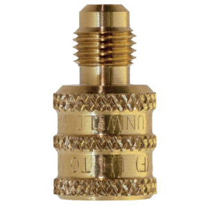 Uniweld UA2LA Tank Adapter A2L 1/4in F.F. (LH) x 1/4in M.F. (RH)