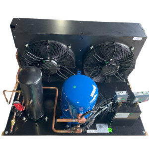 Danfoss HGZC0500UWJ300R Unidad Condensadora Cobre y Aluminio 5HP MBP 460V/3Ph/60Hz R134a,R404A,R448A,R449A,R452A Lubricante POE 2 Ventiladores Compresor Recriprotante MTZ64-4 114N3623  