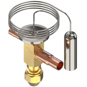 Danfoss 068N7663 0.5 TR Expansion Valve, TD 1, R404, 3/8x1/2 in, ODF, Internal Equalized, Single-Flow, -40 to 50 F