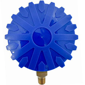 Uniweld G730NSD-5 Manifold Gauge Blue, Low R-600a,R-290,R-1270, 3-1/8 in