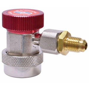 Uniweld 90478 Quick Coupler Manual R-134 Red High With 1/4 in Adaptor for Automotive AC