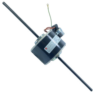 US Motors 6851-0850 1/15 HP Fan Coil motor 1,100 rpm, 6 poles, 2 shaft, 3 speed, 5.6 diameter, CCW, 220 V, 60 Hz, 1 ph, Run Capacitor 5 mfd 370 VAC