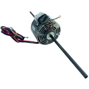 US Motors 6851-0850 1/15 HP Fan Coil motor 1,100 rpm, 6 poles, 2 shaft, 3 speed, 5.6 diameter, CCW, 220 V, 60 Hz, 1 ph, Run Capacitor 5 mfd 370 VAC