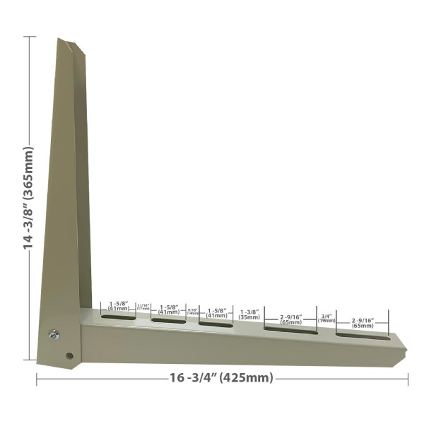 Appli Parts APAB-2100 Mini Split Wall Mounting Bracket, Heavy Duty Condenser Support up to 220 lbs, Universal for Outdoor Unit from 5,000 to 36,000 BTU with Installation Kit
 Appli Parts APAB-2100 Mini Split Wall Mounting Bracket, Heavy Duty Condenser Support up to 220 lbs, Universal for Outdoor Unit from 5,000 to 36,000 BTU with Installation Kit
