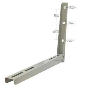 Appli Parts APAB-2160 Mini Split Wall Mounting Bracket - Heavy Duty Outdoor Support Up to 330 lbs, Universal Fit for 5000 to 36000 BTU Units, Includes Anti Vibration Pads and Full Installation Kit