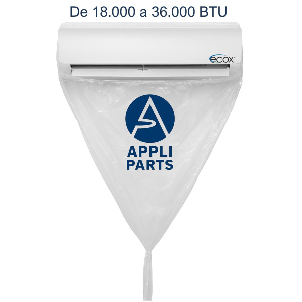Appli Parts APCC-1836A Cleaning Cover Kit or Maintenance for Mini Split 1.5 - 3 Tons (from 18,000 to 36,000 BTU) Circumference of 3.94 yd, Waterproof, with drain support. Replaces 535 537 565 575 Appli Parts APCC-1836A Cleaning Cover Kit or Maintenance for Mini Split 1.5 - 3 Tons (from 18,000 to 36,000 BTU) Circumference of 3.94 yd, Waterproof, with drain support. Replaces 535 537 565 575
