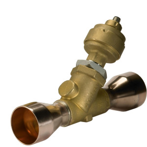 Danfoss 034G2851 Valvula Reguladora Electrica KVS 42 Conexion Entrada 1-3/8 pulg ODF Soldable y Salida 1-3/8 pulg ODF Soldable