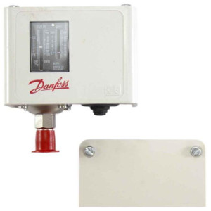 Danfoss 060-110366 Pressure Switch KP1, 1/4 in, Flare, Low Pressure Ip30. Manual Reset, identical product 060-110391