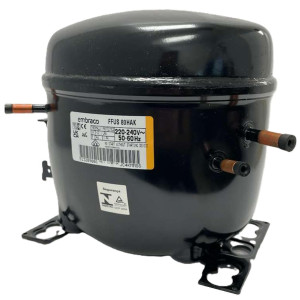 Embraco FFUS 80HAK 1/4 HP Compresor Fraccionario para Refrigeracion R134a, 115 V, L-MBP