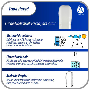 Appli Parts APLC-B110 Cobertor Pared Lineas de Aire Acondicionado Tapa 100mm