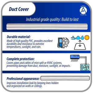 Appli Parts APLC-G75 Duct Cover 3in wide x 39