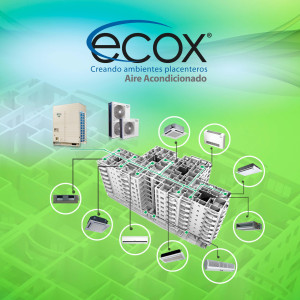 ecox ACUB09CA Cortina de Aire de 90 cm, 110 V, 60 Hz, 1 Ph, 100 W. Para uso Residencial o Comercial