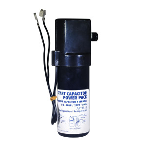 Appli Parts APHS-6 1/12 to 10 HP, 110/220 V, 1 Ph, Hard Start kit Capacitor power pack booster for air conditionning and refrigeration compressors, Up to 690 percent Torque