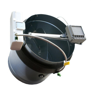 Onezone Wireless Thermostat Battery Powered Duct Zone Damper 8" Onezone08tw