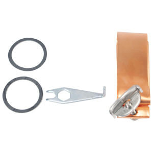 Danfoss 067B3342 Thermostatic Valve Element for R404,R507 1/4in Flare Equalization Port -40F to 50F 118 in Capillary Tube TE 5 includes 067B0575 Seal Kit and Strap