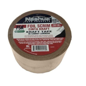 Tape/Cinta De Aluminio Para Ducteria 3 pulg x 50 yd Nashua Fsk Reforzado