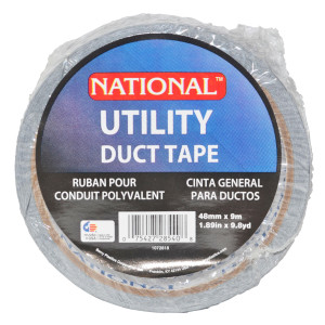 National Multi-Purpose Duct Tape 1.89 in x 10 yd National 306 Silver 6 Mil