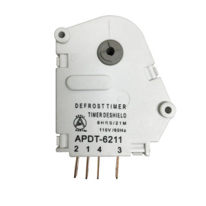 Appli Parts APDT-6211 6 hr, 21 min, 110 V, 60 Hz, Defrost Timer Pin 2143 for Refrigerators replaces TIM-101, AP-1401, DBZC-725-1dD, 4391974 and others
