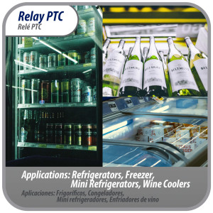 Appli Parts APSR-4002P Mini Fridge relay switch 3 pin 4.7 Ohm 110V Universal PTC Start relay replacement part for multiple brands of refrigerators wine cooler