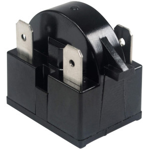 Appli Parts APSR-4002P Mini Fridge relay switch 3 pin 4.7 Ohm 110V Universal PTC Start relay replacement part for multiple brands of refrigerators wine cooler