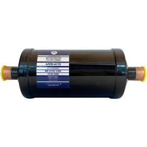 Appli Parts APFD-417S 7/8 in Liquid Line Refrigerant AC Filter Drier hvac Refrigeration 417S ODF Sweat Solder connection universal unidirectional 10-1/2 in long 3-3/4 in wide
