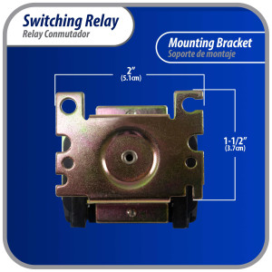 Appli Parts APSWR-340 Rele de conmutacion 90-340, de uso general, DPDT, Doble Polo, Doble Tiro, bobina de 24 V, CA, para aplicaciones HVAC y otras instalaciones electricas generales Remplaza APSR-340