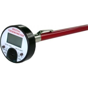Appli Parts APTT-DPD2 Digital Pocket Thermometer -58 F to 572 F (-50 C to 300 C) with 5in Stainless Steel Probe for multiple applications