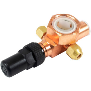 Appli Parts APRV-VA09 Rotolock Valve V09 1-1/4 in x 5/8 in ODF solder connection Universal replacement valve will work for refrigeration and air conditioning systems
