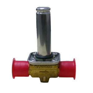 Danfoss 032F8116 Valvula Solenoide 3/8 pulg, EVR 6, Flare, Solo Cuerpo, 032L8072