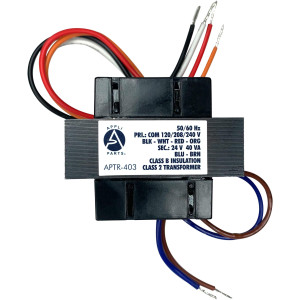 Appli Parts APTR-403 Transformer 120/208/240 V to 24 V, 40 Va, Foot Mount, Universal Replacement 40310F Appli Parts APTR-403 Transformer 120/208/240 V to 24 V, 40 Va, Foot Mount, Universal Replacement 40310F