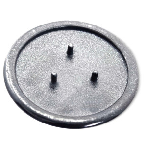 Small Top Burner Mabe Black 3" Ws01f02507 / 263d7045g001 / Ws01f04242