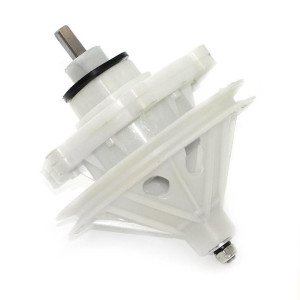 Appli Parts APTW-81045 Transmision Lavadora Eje Cuadrado, Base 6 Huecos, Polea (146mm), remplazo para lavadoras Mabe y otras marcas