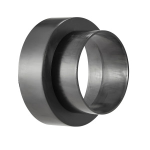 Lambro 235 Black Plastic Duct Adaptor 3 inch - 4 inch Or 4 inch - 3 inch