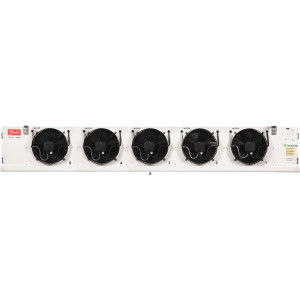 Danfoss 114U0008 Evaporator Optyma MBP 35.4K Btu/hr at 25F SST R404 Air Defrost 6FPI Low Profile 5 x 12in ECM fans DACC RX L354.1A4/A1 230V/1Ph/60Hz  